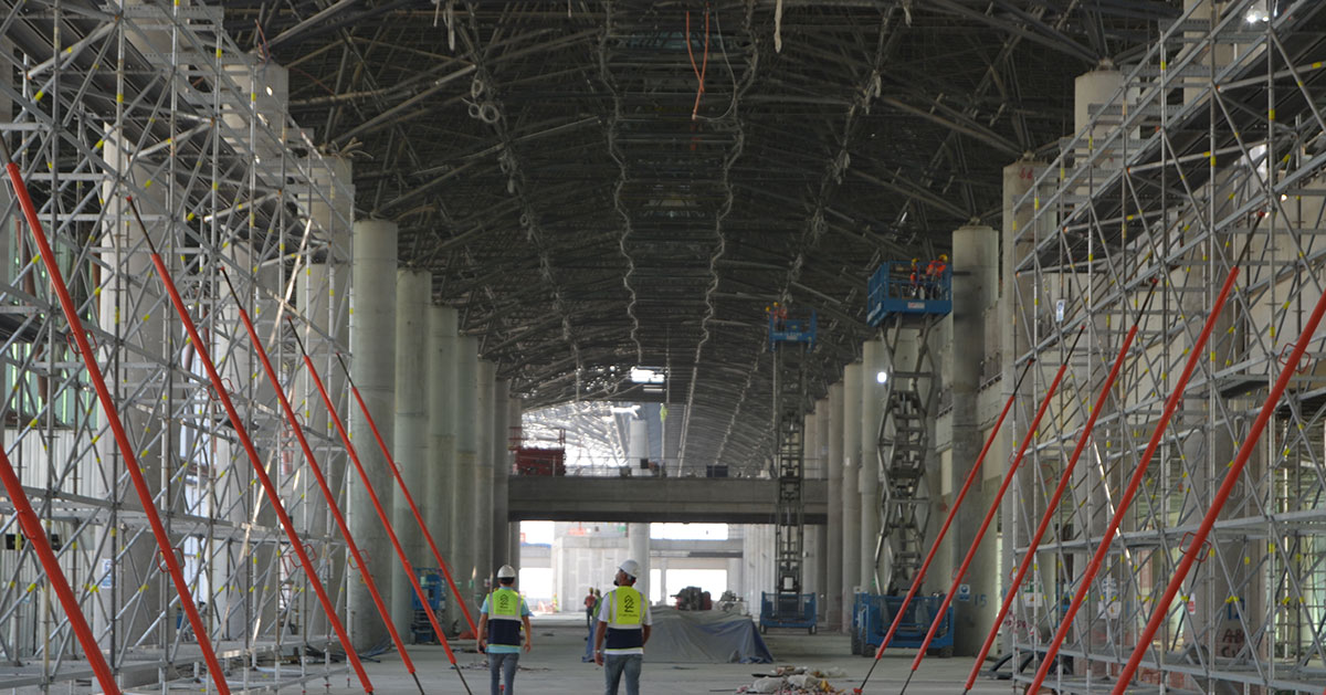 İstanbul Grand Airport İskele Blokları 3-4 Çatı Altı Asma Tavan İmalat ve Montaj İşleri