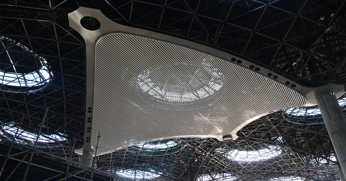 İstanbul Grand Airport Terminal Ana Bina Çatı Altı Asma Tavan İmalat ve Montaj İşleri