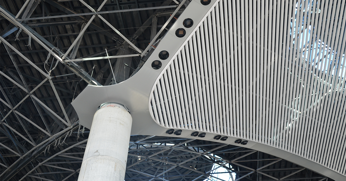 İstanbul Grand Airport Terminal Ana Bina Çatı Altı Asma Tavan İmalat ve Montaj İşleri